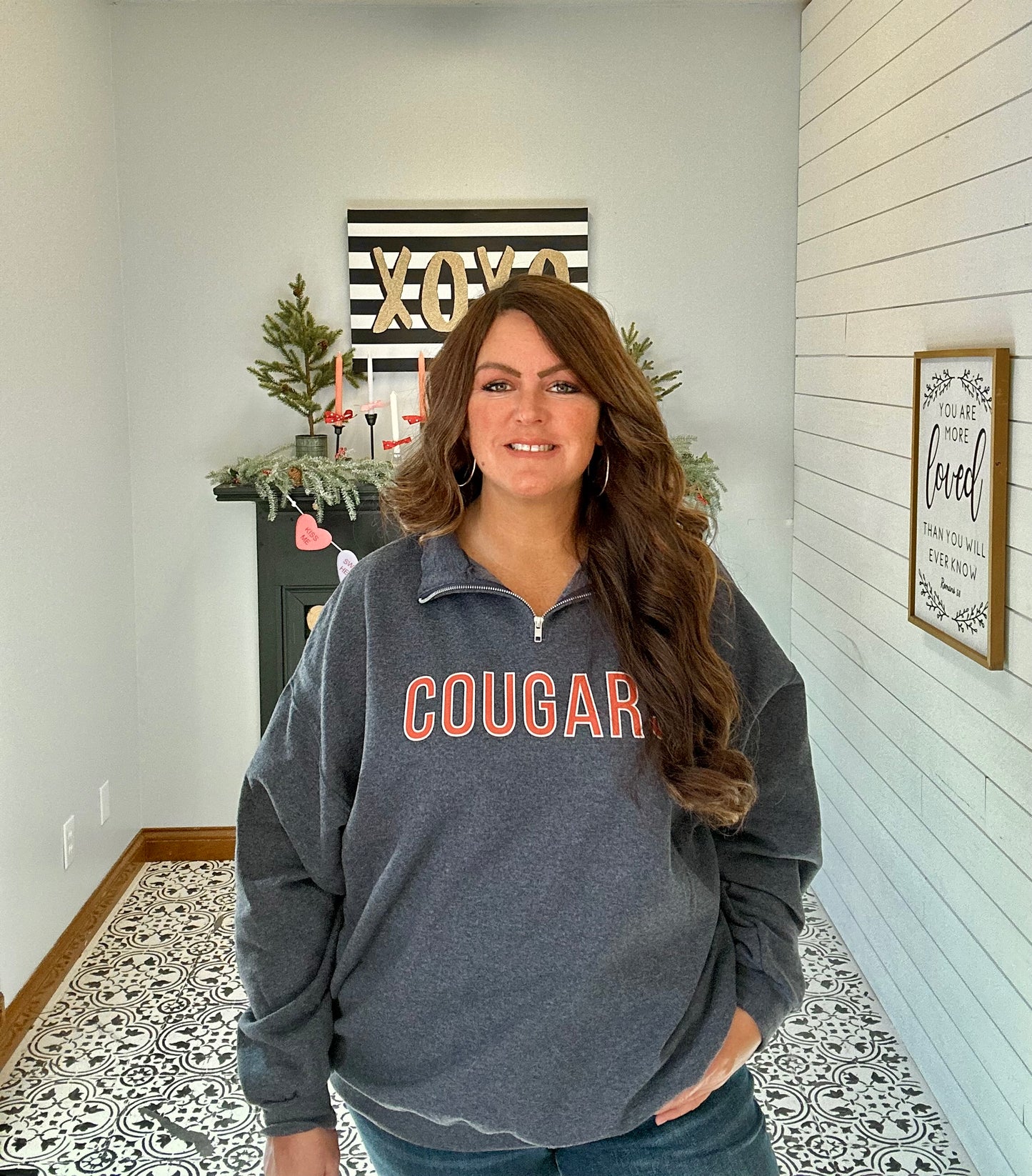 Cougars 1/4 Zip Pullover