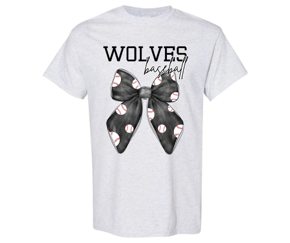 YOUTH Baseball Bows Tee or Crew