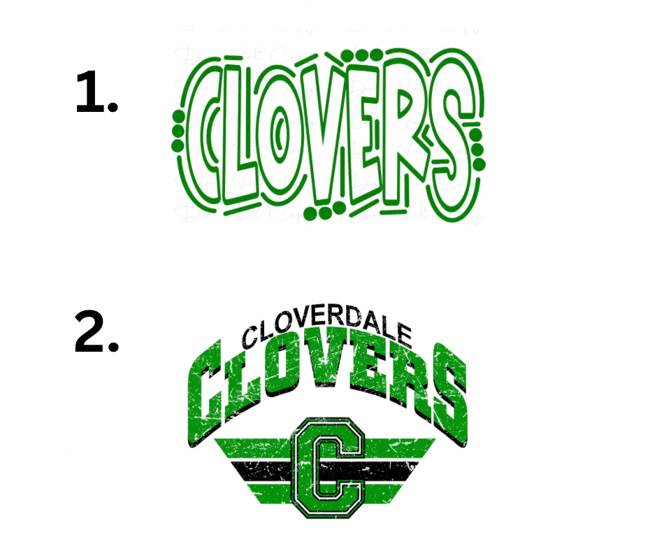 *ADULT* Custom CLOVERDALE Spiritwear