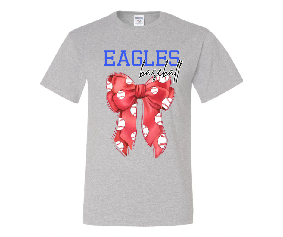 YOUTH Baseball Bows Tee or Crew