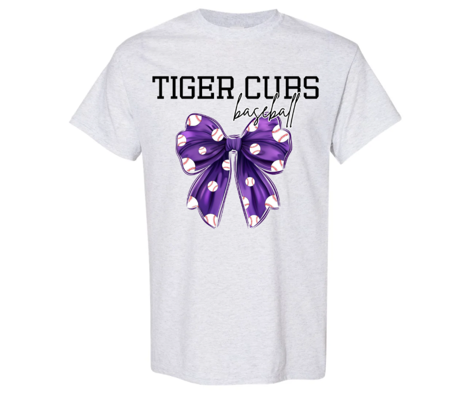 YOUTH Baseball Bows Tee or Crew