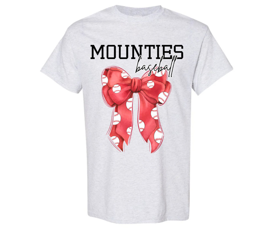 YOUTH Baseball Bows Tee or Crew