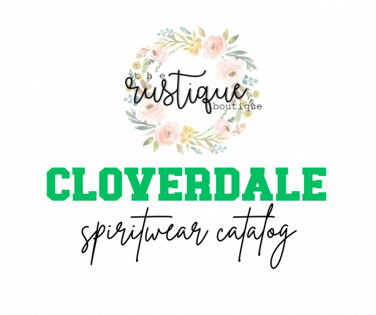 *ADULT* Custom CLOVERDALE Spiritwear