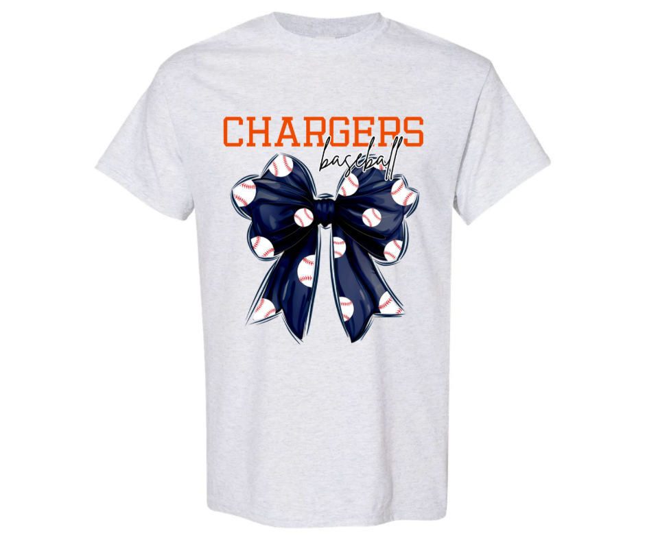 YOUTH Baseball Bows Tee or Crew