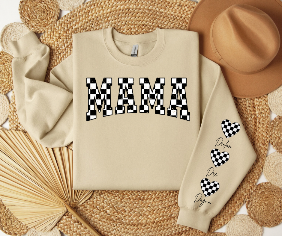 Checkered Mama Crew w/ Names