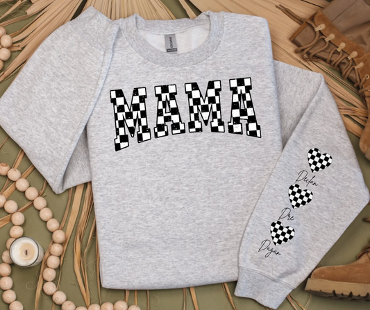 Checkered Mama Crew w/ Names