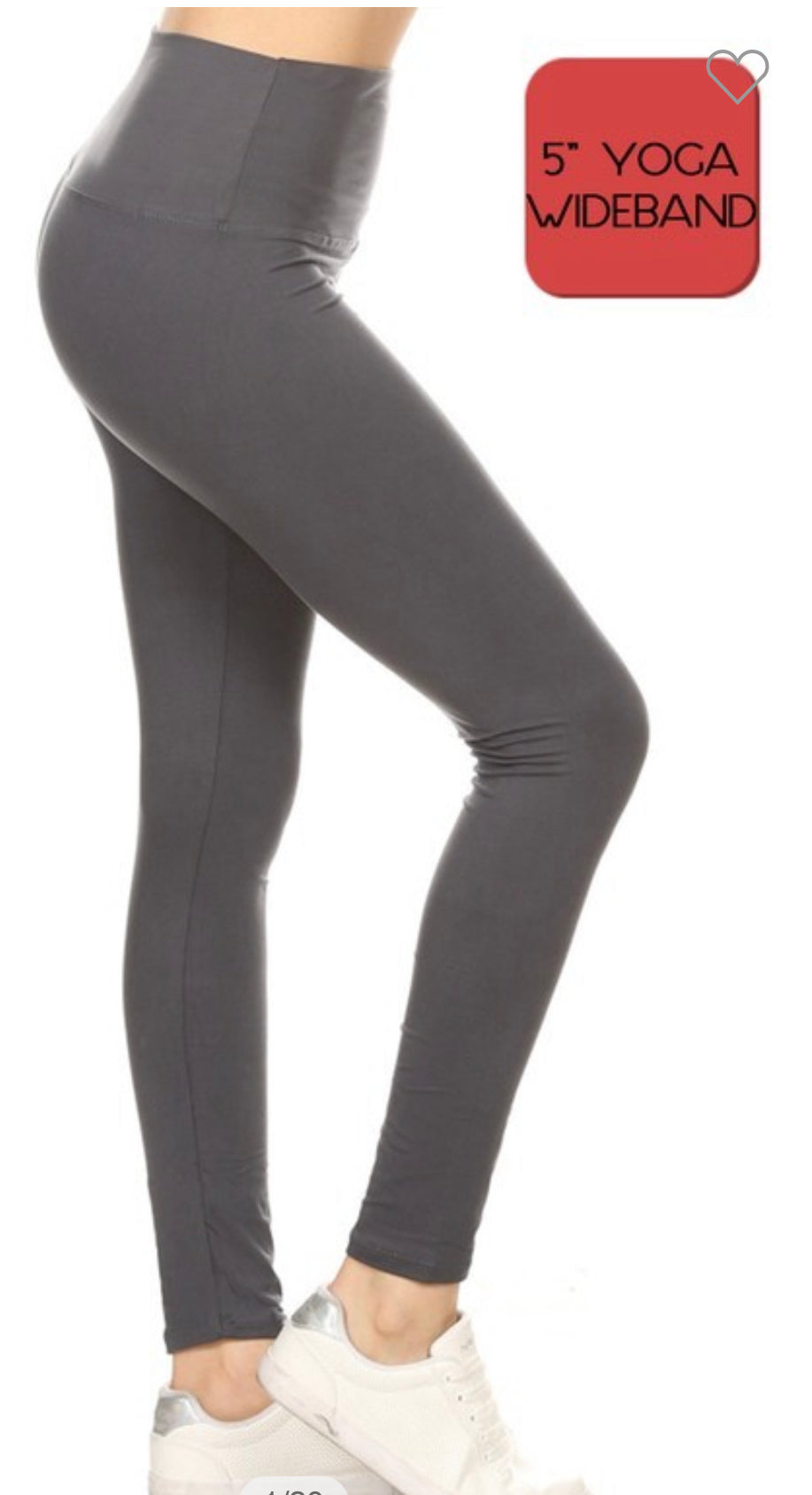 Black buttery soft yoga waistband leggings